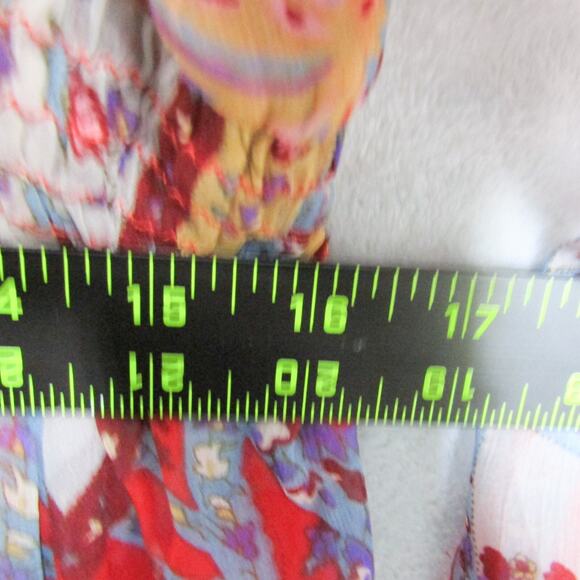 Raga Mini Dress Womens Small Embroidered Boho Flowy Peasant Tunic New NWT - Picture 12 of 14